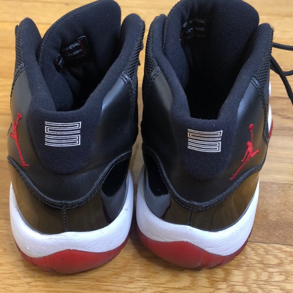 AIR JORDAN 11 RETRO ‘BRED’ 2012 SZ 7 378038-010 - Picture 6 of 11